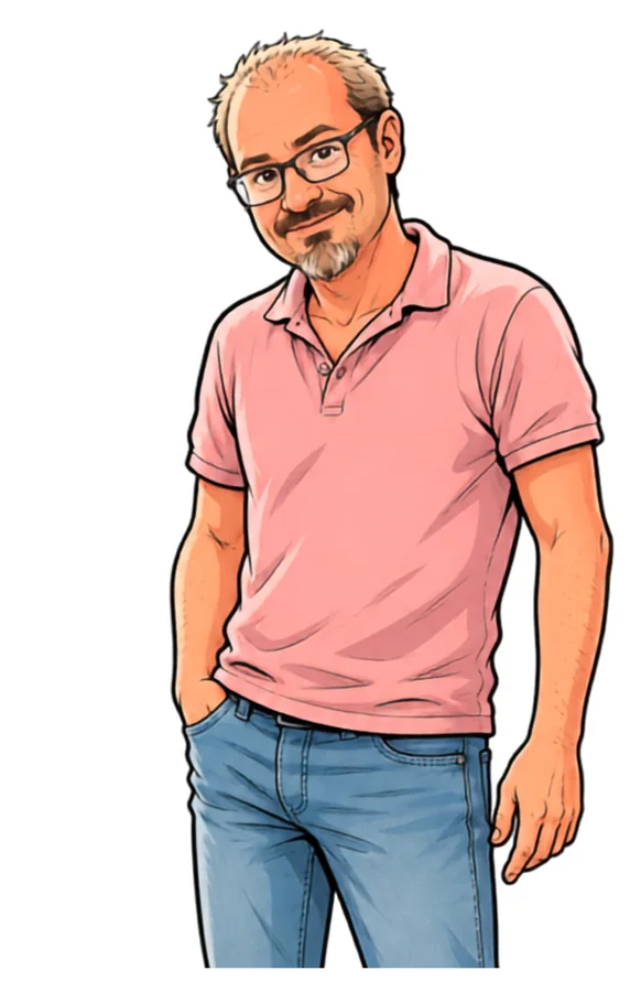Portrait illustré de Arnaud Charpentier, Secrétaire