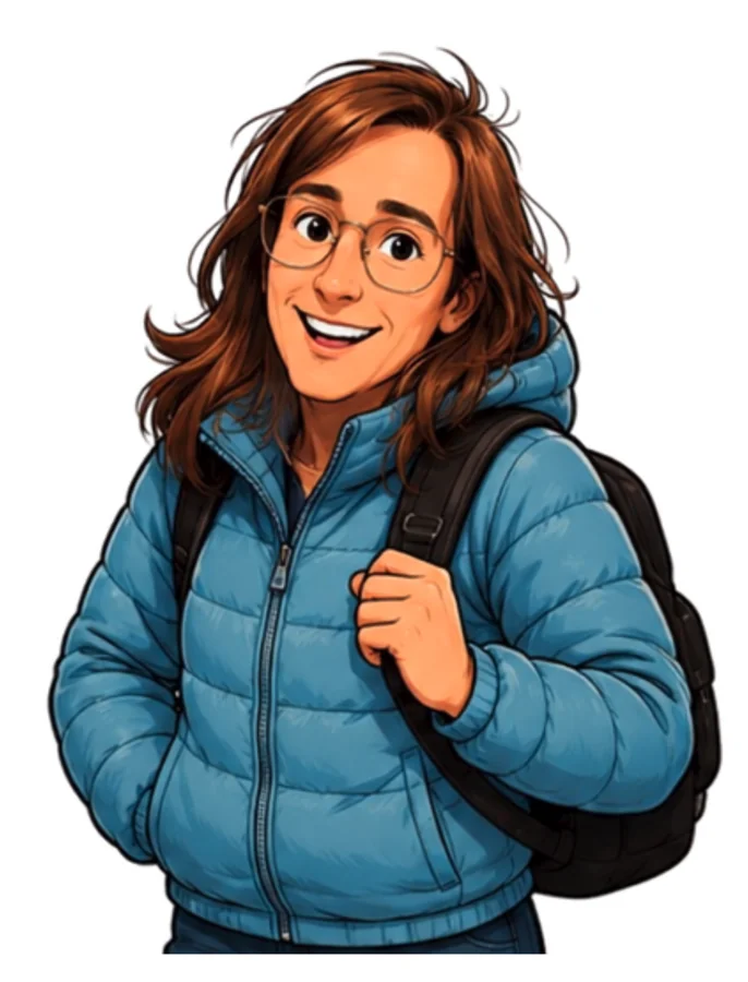 Portrait illustré de Aude Louvard, Trésorière